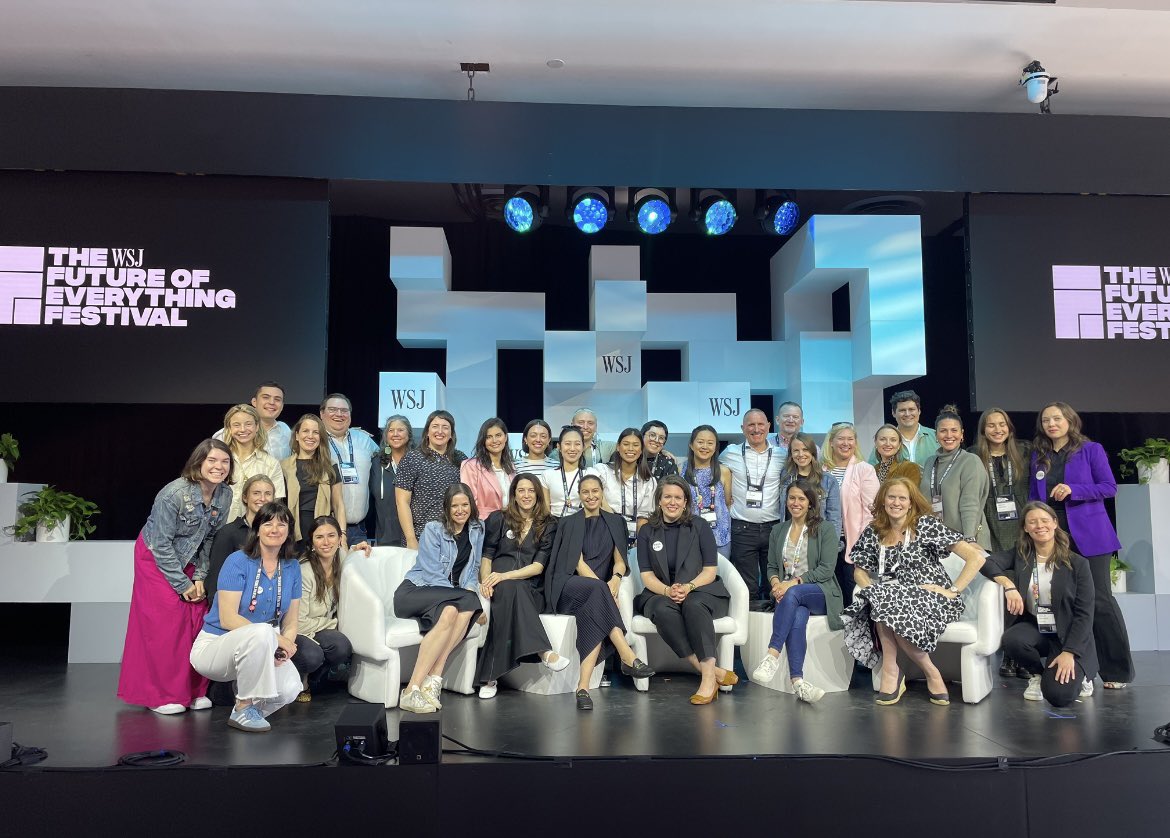 megrhodus's tweet photo. A look @WSJ “The Future of Everything Festival”. Proud to be part of this team! Three days, programming on two stages, chef’s table dining experiences and a giveback day! #WSJ #wsjfuture #wsjfoefestival #clientsuccess #events https://t.co/hiVBsrqQPh