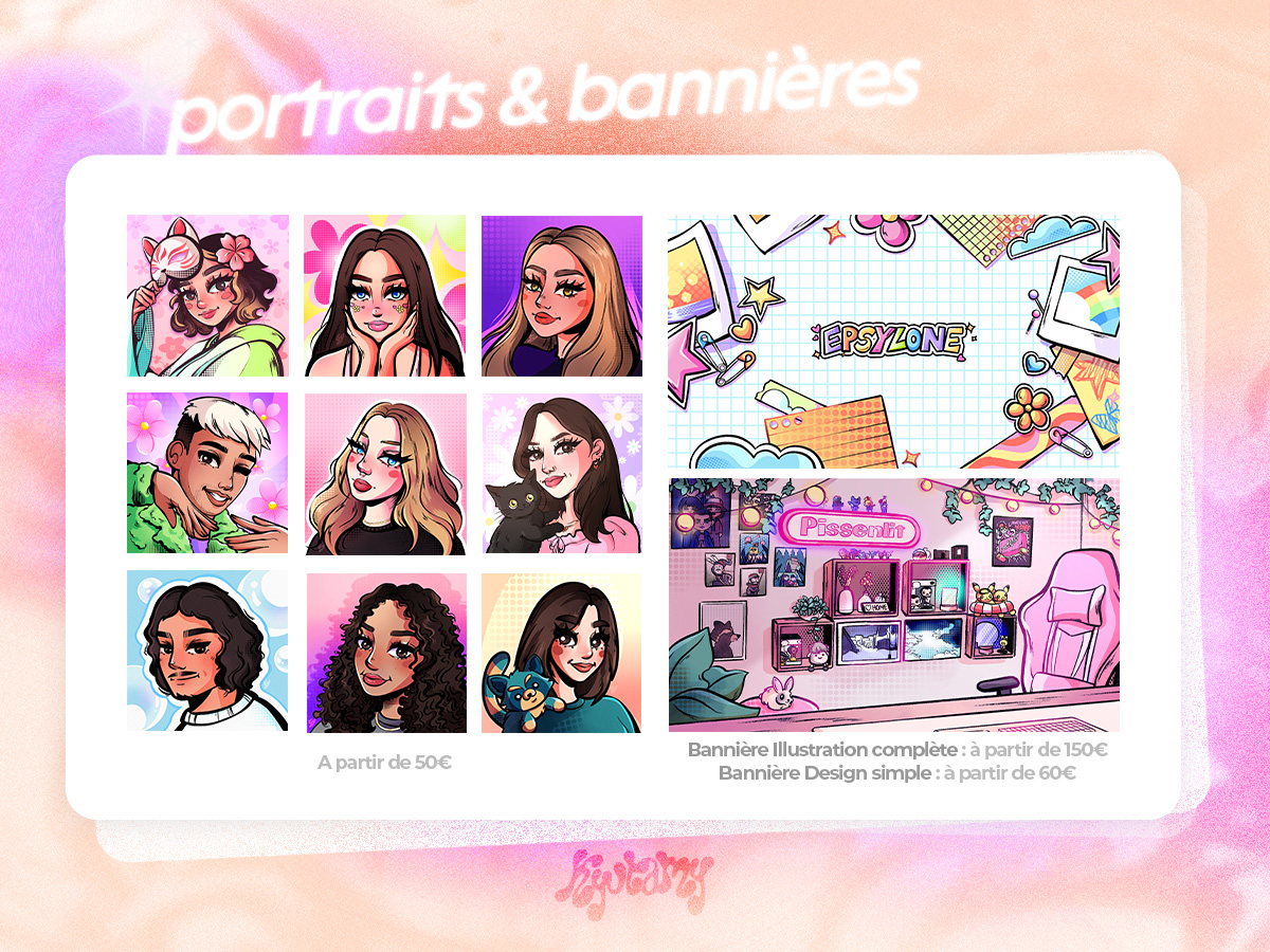 kyutamy's tweet photo. Hellooo ! 
💫Tamy, graphiste et illustratrice, disponible pour vos projets 💐 
Mes MP sont ouverts 📥pour plus d'informations si vous êtes intéressés ! 

RT appréciés 🙏 https://t.co/NKjUemUYmV