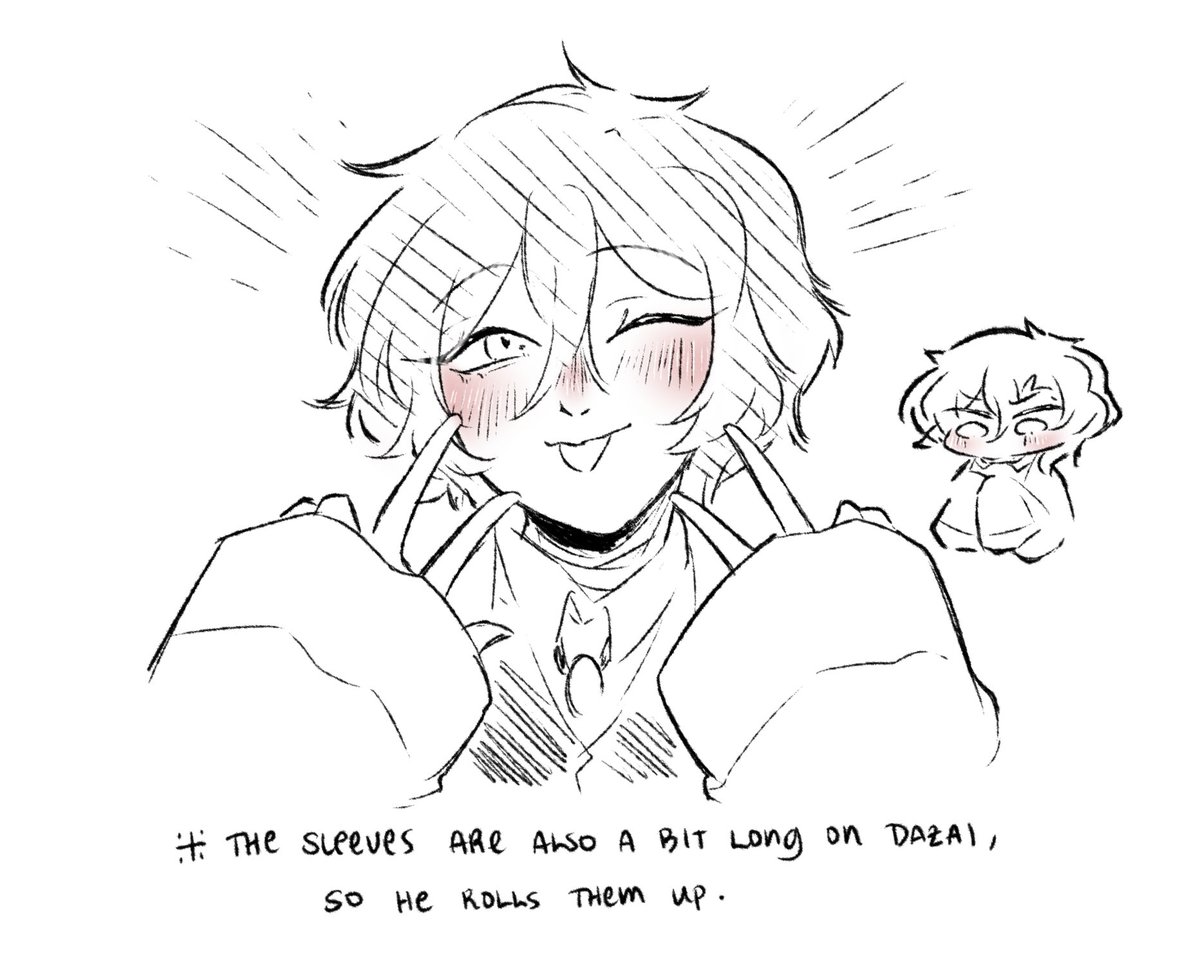 szelle_'s tweet image. *walking past the new chapter once again*

hi happy pride to these two

#bsd #skk #soukoku