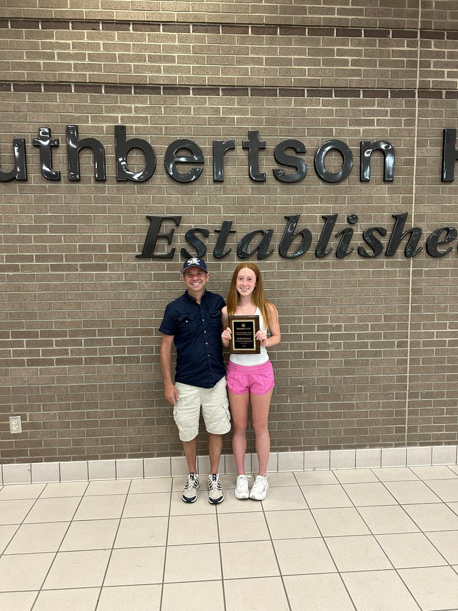 CHS_Cavs's tweet photo. Congratulations Stella Kermes - UCPS Comeback Athlete of the Year! @UCPSNCAthletics @AGHoulihan @MarkVilard32963 @cuttytrack https://t.co/jxWT0Xyz4u