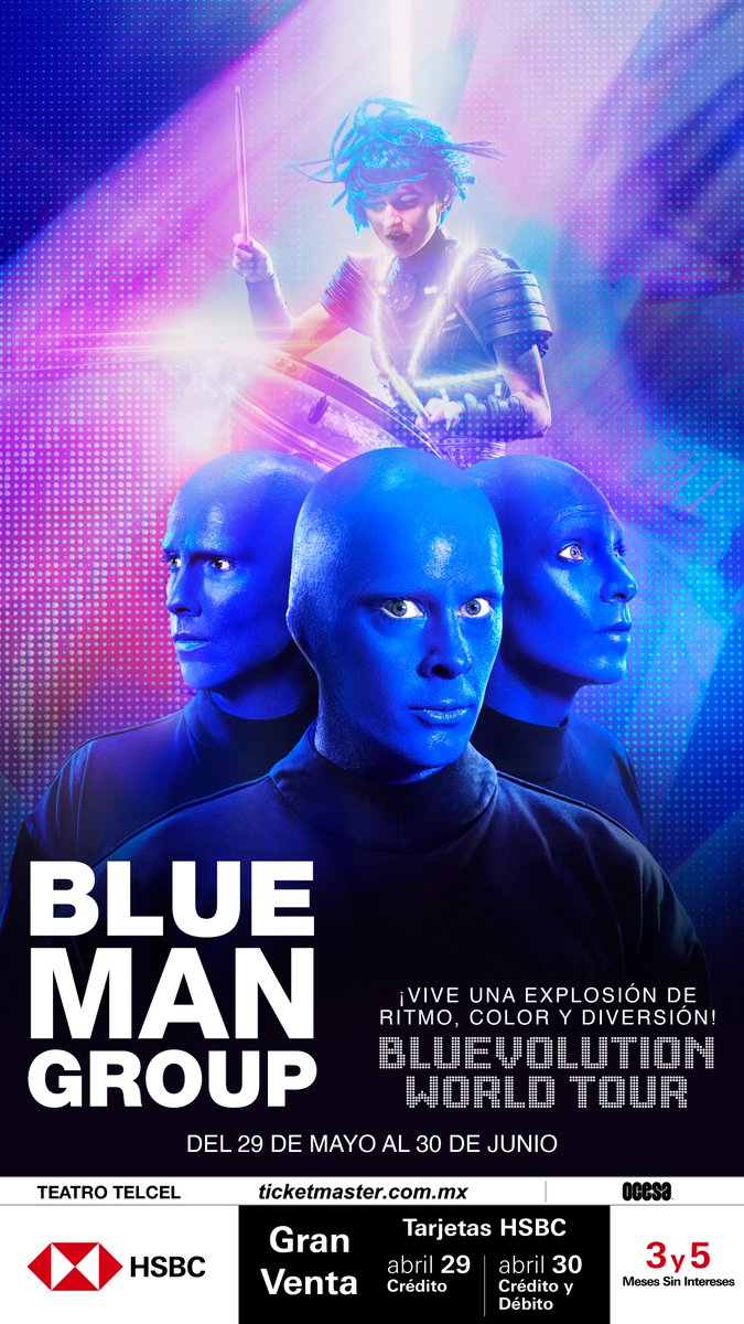 RevistaExt's tweet image. En #BluevolutionWorldTour de @bluemangroup, el público disfrutará, reirá y se divertirá mientras 3 personajes exploran el mundo, descubren música, comedia y sorpresas en cada acto