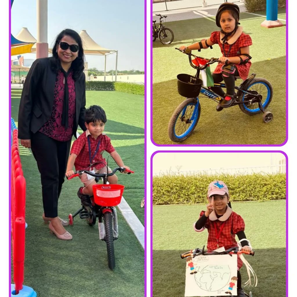 dpsrak's tweet image. Delhi Private School, RAK marked World Bicycle Day with a focus on promoting sustainable transportation. The event themed "Pedal for the Planet" aimed to develop  environmental awareness and highlight Sustainable Development Goals 13  and 11 . #dpsrak #worldbicycleday #dpsrocks