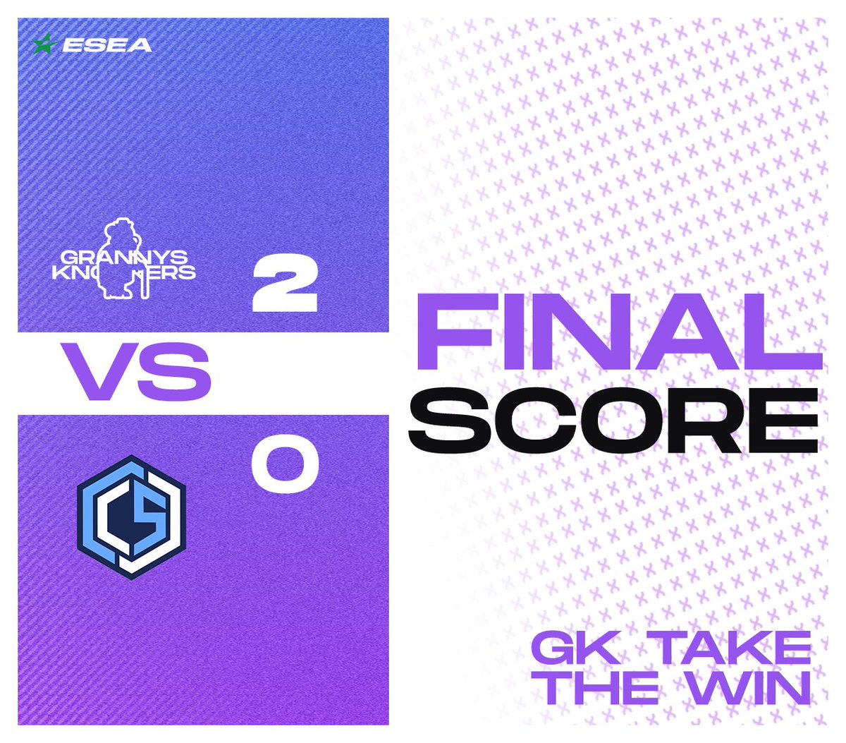 Keep underestimating us, we love being the underdogs 😎

We take down <a href="/cybershoke/">CYBERSHOKE</a> 2-0 to reach top 12 in the <a href="/ESEA/">ESEA League</a> Advanced playoffs

Tomorrow we will face <a href="/Z10esports/">Z10 Esports</a> for top 8