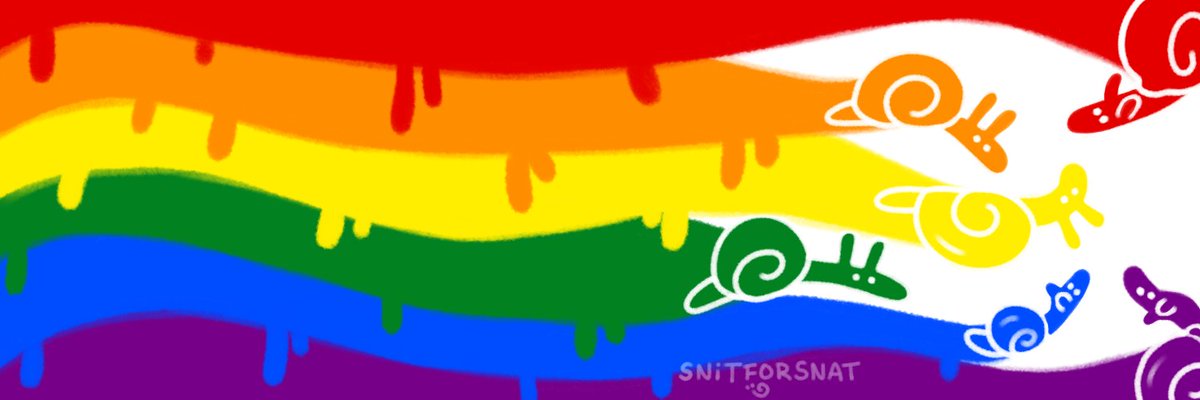SnitForSnat's tweet image. more free snail themed pride banners! 
additional flags in 🧵