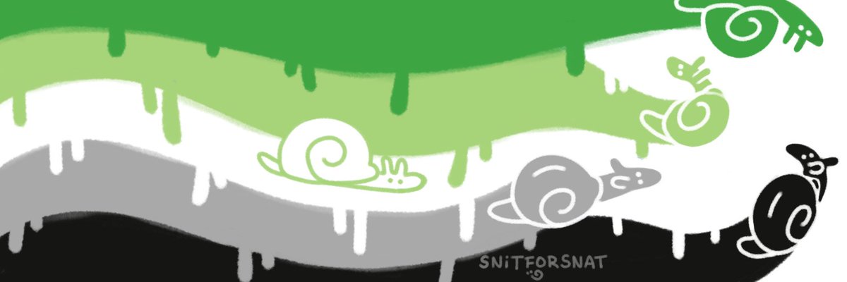 SnitForSnat's tweet image. more free snail themed pride banners! 
additional flags in 🧵