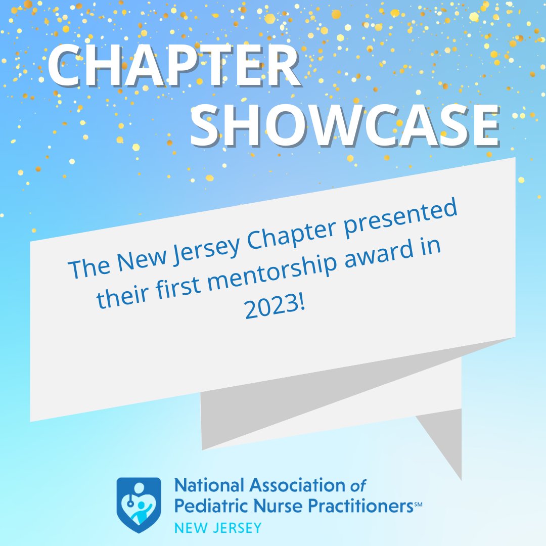 This week's Chapter Showcase focuses on the NJ chapter, who presented their first annual Mentorship Award. Great job celebrating the tireless efforts of the members in your chapter!