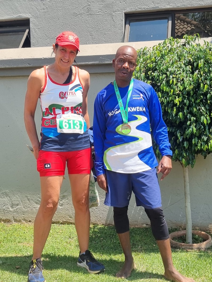 20/27 Matome Eric Tlhako from Preezburg going for his 3rd <a href="/ComradesRace/">ComradesRace</a>, he has 2 Bill Rowan medals and will be attempting a Silver medal. 

The time is now, go fetch your medal.

Goodluck Motshadibe, lerato ke leo 💙 🤍 💚 

#FromHereWeRise #ReDiKwena #IPaintedMyRun #TrapnLos