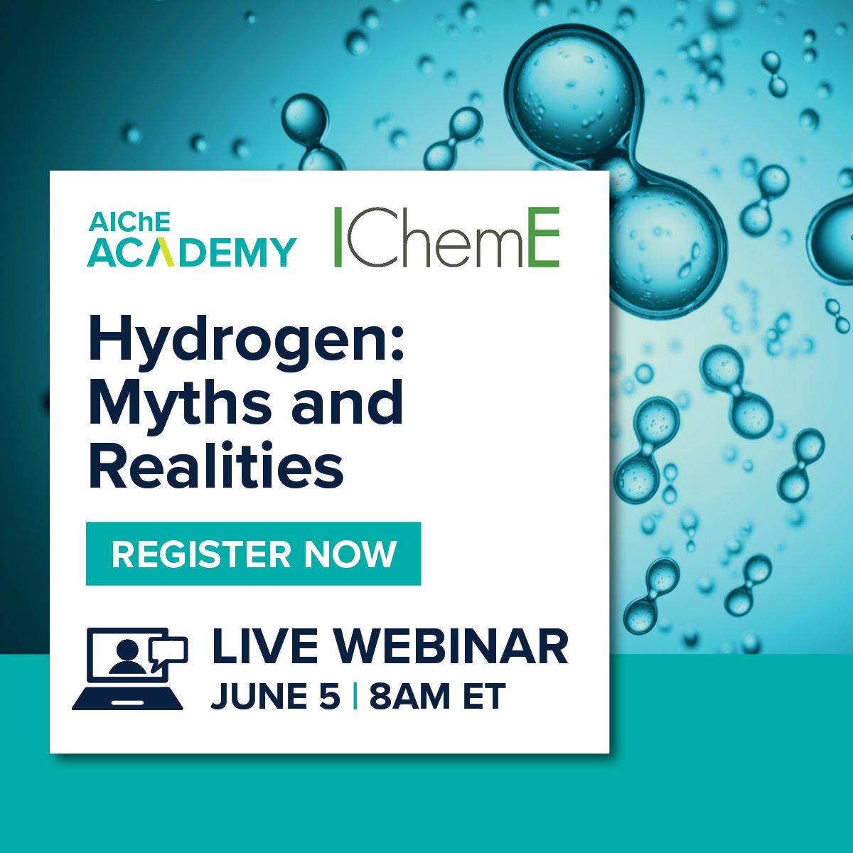 Join us on June 5 in this free live webinar to explore the current landscape of hydrogen production and its potential impact on energy transition plans. Register for free now: bit.ly/3R7mlfx #sustainability #energy #cheme