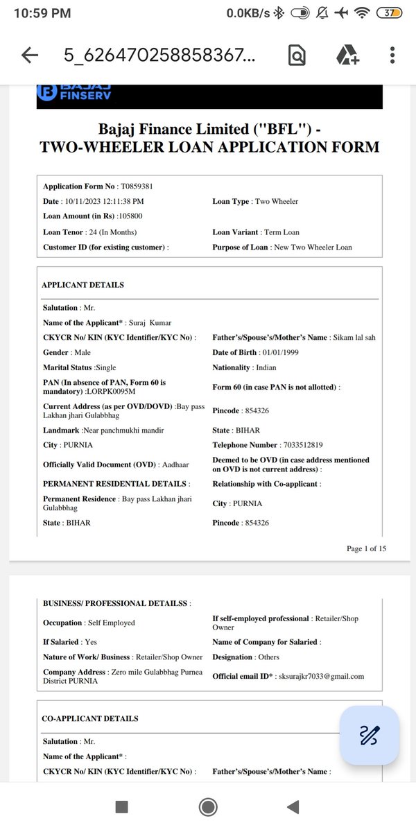 krSaroj01's tweet photo. Hello @Bajaj_Finserv fraud company, loan Suraj ke naam se or message kisi user ko share karte ho yaar ye fraud band karo 

@RBI @Bajaj_Finserv https://t.co/N4ZEzWTNjY