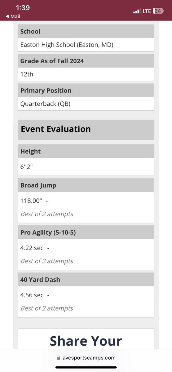 Measurables and times from yesterday at <a href="/FDUFootball/">FDU Football</a> camp
We workin! <a href="/EHScoach55/">Matt Griffith</a> <a href="/AlWaters15/">Al Waters</a> <a href="/QBCoachBaucia/">Chris Baucia</a>