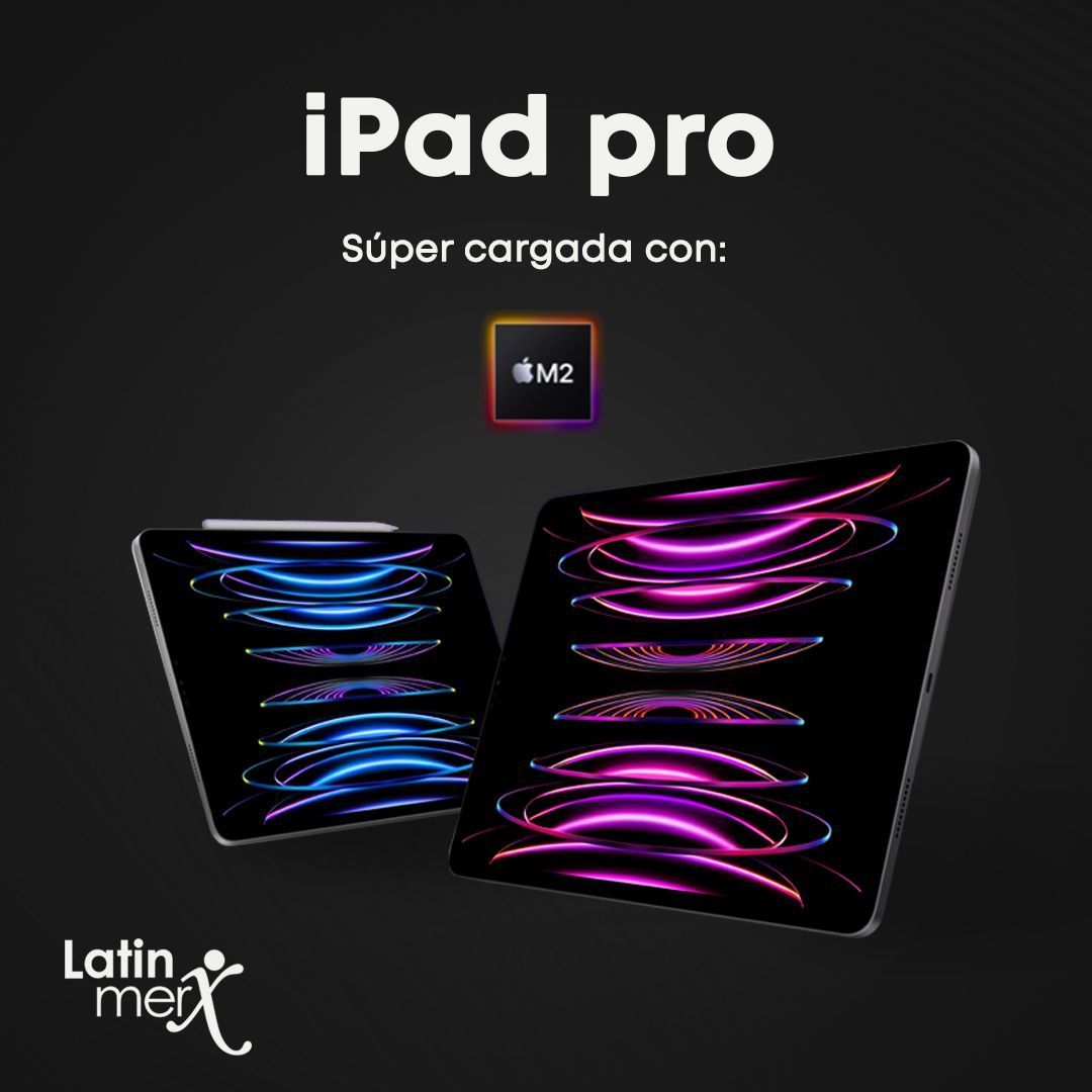 LatinMerx's tweet image. ¡Descubre el iPad Pro con chip M2 de Apple! 

Más rápido y potente, llevando tu creatividad y productividad a nuevas alturas. 

Disponible en LatinMerx. #iPadPro #ChipM2 #RendimientoIncreíble 🚀 🇵🇦 🇺🇸