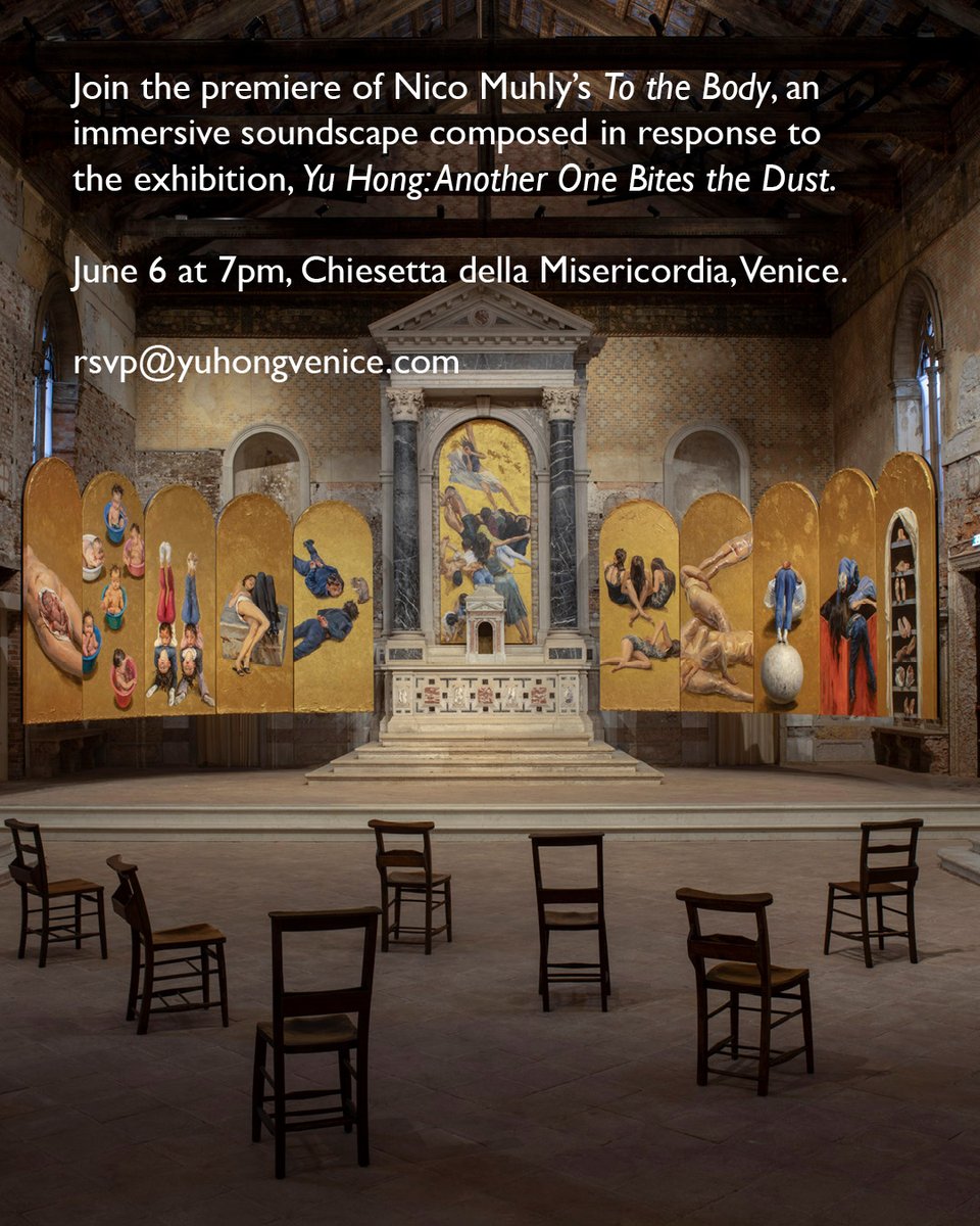 Works & Process (@worksandprocess) on Twitter photo On June 6 in Venice at the Chiesetta della Misericordia, see the world premiere of composer <a href="/nicomuhly/">Nico Muhly</a>'s 'To the Body'. RSVP: gu.gg/3Ksh5iU
-
'To The Body' was commissioned by <a href="/worksandprocess/">Works & Process</a> with support from the @amacademyrome and the @guggenheim’s Asian Art Circle. On June 6 in Venice at the Chiesetta della Misericordia, see the world premiere of composer <a href="/nicomuhly/">Nico Muhly</a>'s 'To the Body'. RSVP: gu.gg/3Ksh5iU
-
'To The Body' was commissioned by <a href="/worksandprocess/">Works & Process</a> with support from the @amacademyrome and the @guggenheim’s Asian Art Circle.