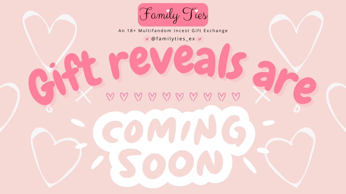 💖 GIFT REVEALS 💖 

The time has finally come!! 

Gifts are going out today, with reveals on June 6th! Get excited for all the fun family loving content 🤩

#familytiesex2024