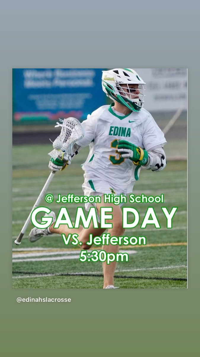 Hornets are on the road for Section6 semi finals at Bloomington Jefferson HS.

5:30 PM face off

#EarnedNotGiven