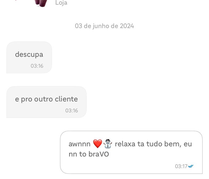 qd o atendente do ifood pede desculpa fofo eu fico todo derretido 🫣🙈 https://t.co/L2MLfQQL8v