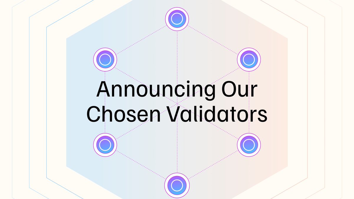🚀 We're thrilled to introduce our first group of validators for the 0G Testnet! After carefully evaluating highly qualified candidates, we've selected validators who will play a crucial role in our ecosystem. Join our Discord for more details. Congratulations to our current