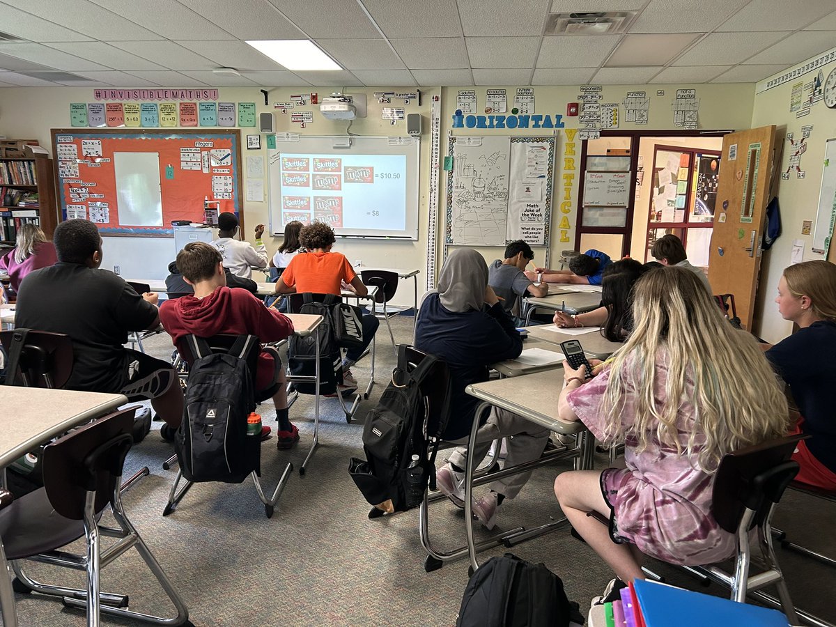 SrmMath's tweet photo. Discovering systems. #workthroughit #perserverance @SRMWarriors @pgliljedahl https://t.co/PQtrYg6sz8