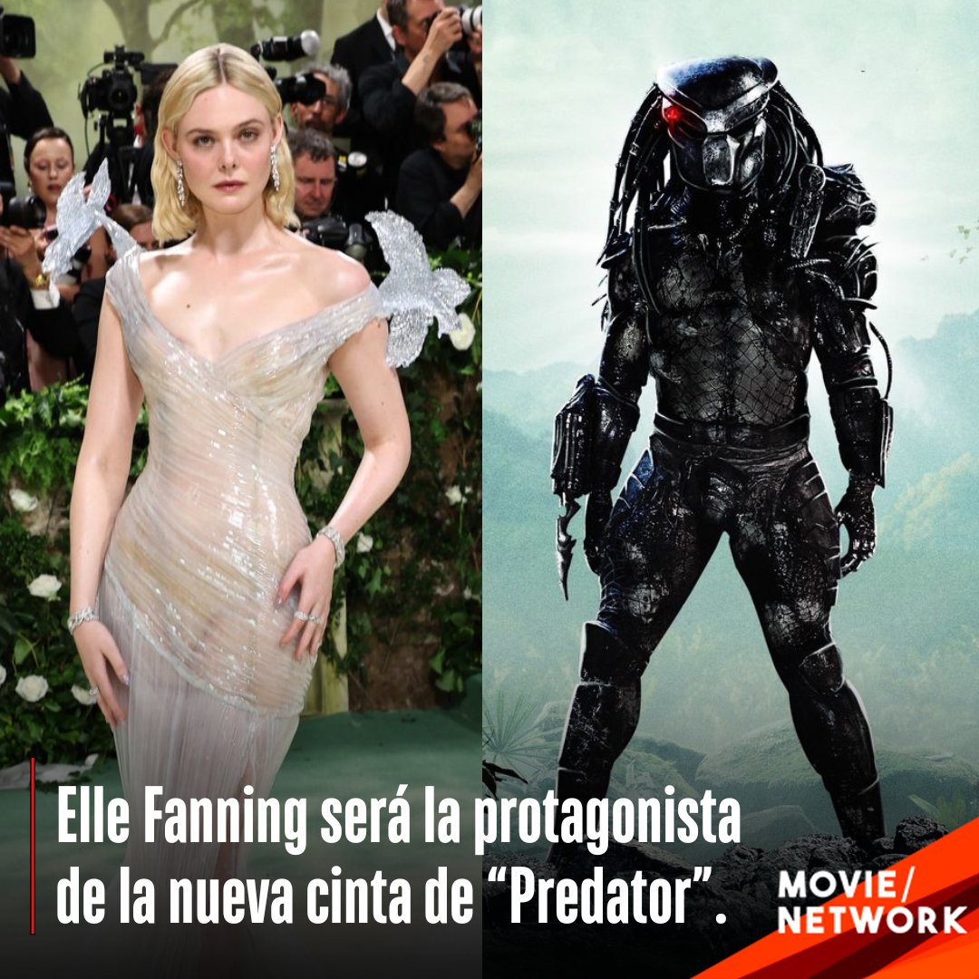 movienetworkpr's tweet photo. 🎬 Se confirma que #ElleFanning será la protagonista para la próxima película de Predator titulada #Badlands.

¿Te gusta esta elección? 🤔

Fuente: (https://t.co/Q9FipYaf7T)

#MovieNetworkPR #PredatorBadlands https://t.co/IBAm4cPtF0