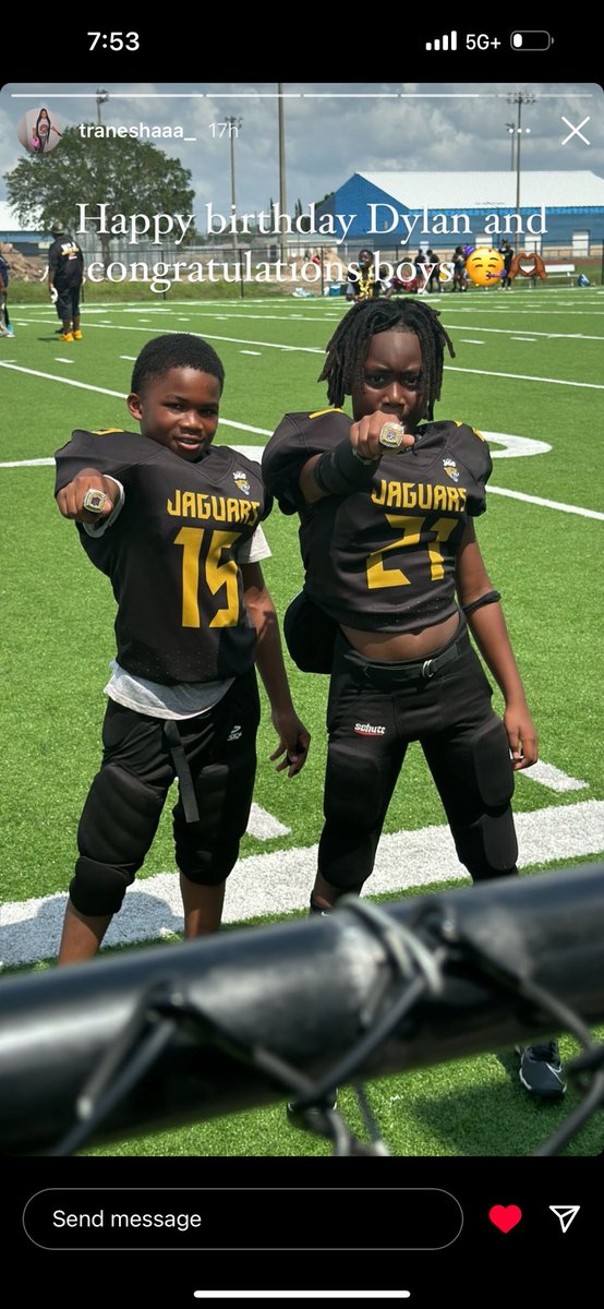 _ericaaaaaaaaa's tweet photo. My baby and his team got their first rings yesterday after playing ball consistently over the last 3 years ! Congratulations boys y’all did it ! Again Happy 10th birthday to my baby we had a blast yesterday! Mom &amp;  dad  love you soooo much ❤️🏆🎉💥♊️ https://t.co/MEz7pR56p5