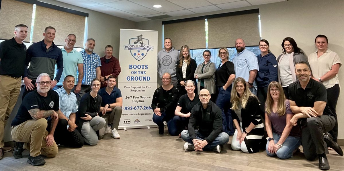 Another group trained in the FBI NAA Resiliency Course. This course is designed to assist #FirstResponders with stressors on, and off the job. Thank you to Durham Regional Police, and the DRPA for hosting the course!