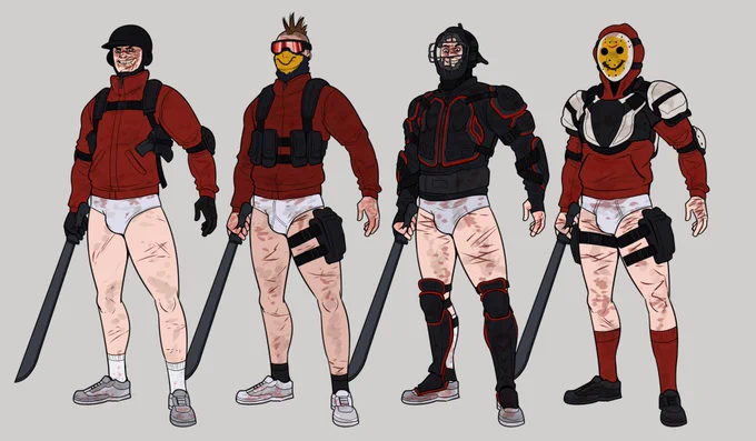 Pantsless crackheads