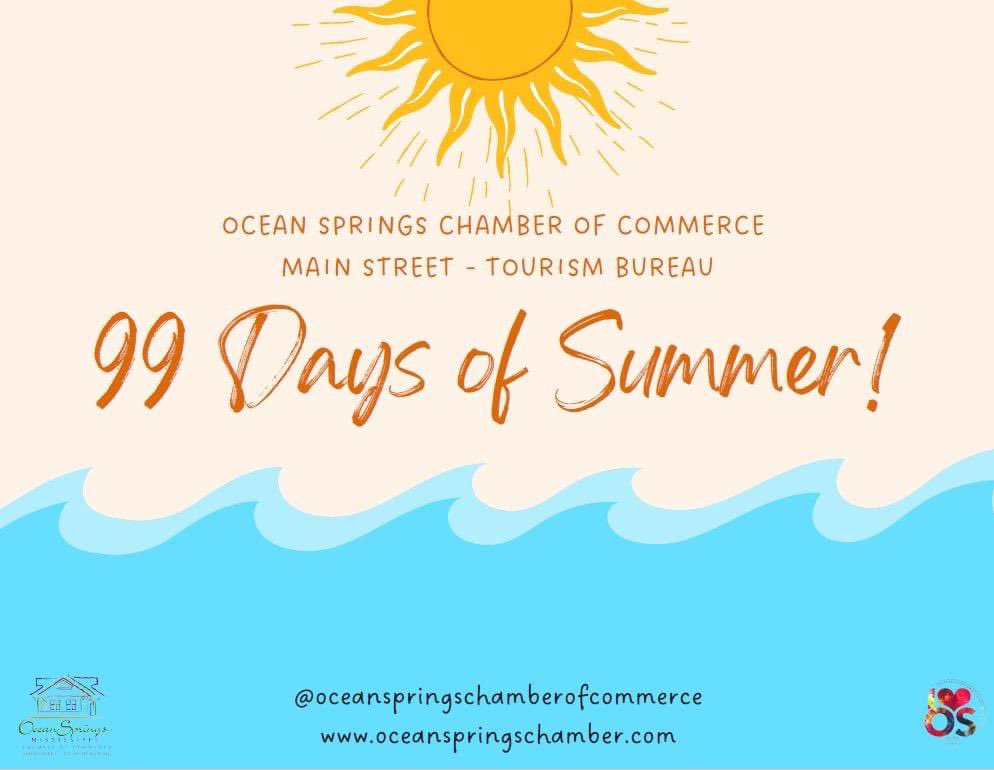 Grab your 99 Days of Summer Guide at the Ocean Springs Visitors Center!!