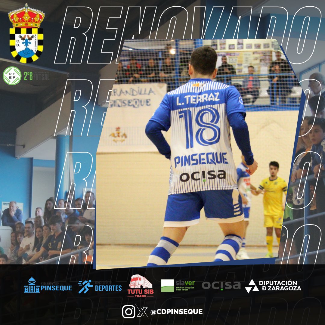 🔏 𝗟𝘂𝗶𝘀 𝗧𝗲𝗿𝗿𝗮𝘇 (<a href="/LuisTerraz8/">Luis Terraz</a>) renueva y seguirá otra temporada más en el Club Deportivo Pinseque

🏋🏻‍♂️ ¡Vamos Lucho!

#𝗘𝗹𝗢𝗿𝗴𝘂𝗹𝗹𝗼𝗗𝗲𝗨𝗻𝗣𝘂𝗲𝗯𝗹𝗼
#𝗩𝗮𝗺𝗼𝘀𝗣𝗶𝗻𝘀𝗲𝗾𝘂𝗲