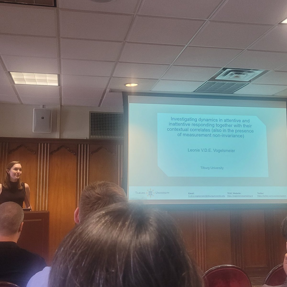 <a href="/pmetricsoc/">Psychometric Society</a> taking over <a href="/SAAscience/">Society for Ambulatory Assessment</a> part two, more modeling and measurement 🤩.

<a href="/LeonieVogelsm/">Dr. Leonie Vogelsmeier</a> solving the problem of careless responding using latent Markov models!