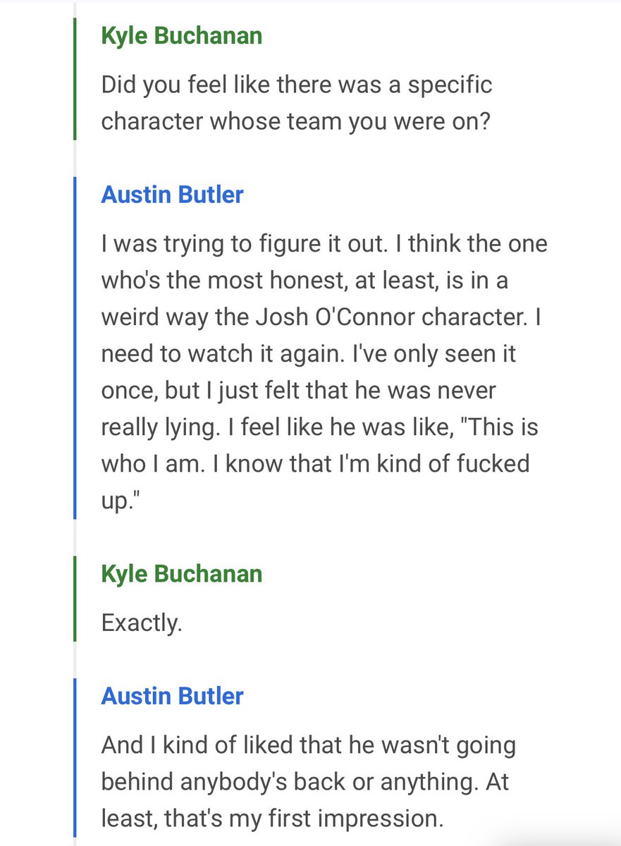 Upcoming interview got sidetracked when he wanted to trade takes on CHALLENGERS