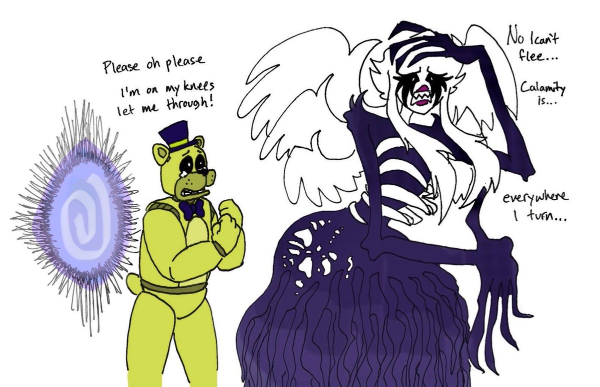 olliegrinding's tweet image. What if Puppet stayed and fought the witherstorm by themself and Golden Freddy had to break through to save them? 

Song - Let Me Through 

#puppetfanart #goldenfreddy #mgafs #montyandfoxyshow #faffs