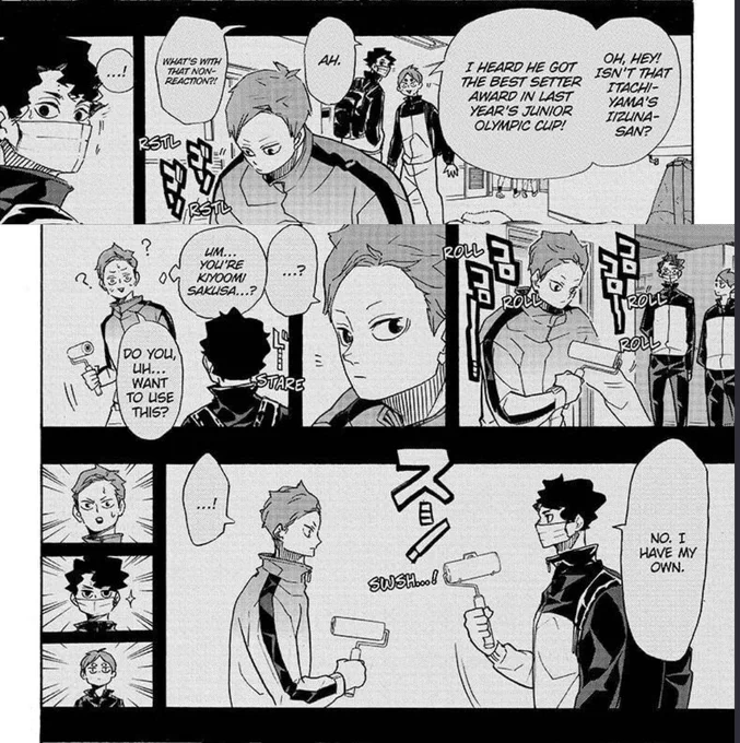 now does this imply sasuka chose itachiyama because of a lint roller or am i not reading this right 😭 