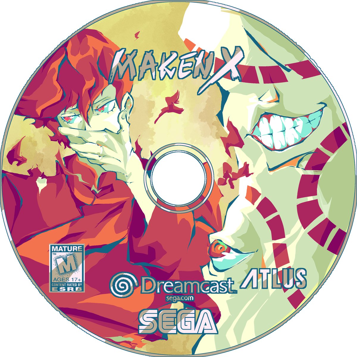 _BrolyNG's tweet photo. Maken X disc art for the NG Dreamcast Collab :P https://t.co/m5DaLLpCPy