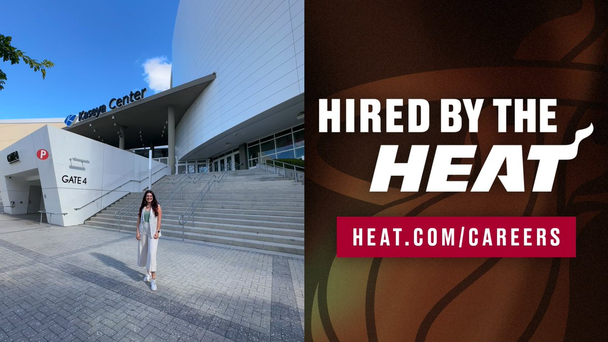 Kat A. (@anderson_kat_) on Twitter photo I am beyond excited to share that I have officially started my Digital Content summer internship with the <a href="/MiamiHEAT/">Miami HEAT</a> today!
I cannot wait to learn and grow from #HEATNation🔥 I am beyond excited to share that I have officially started my Digital Content summer internship with the <a href="/MiamiHEAT/">Miami HEAT</a> today!
I cannot wait to learn and grow from #HEATNation🔥