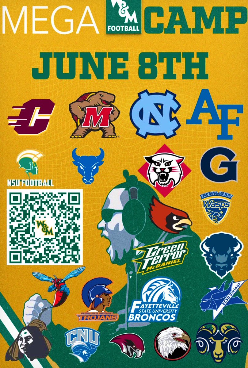 Campbell Clark (@campbell__clark) on Twitter photo 🚨I will be attending William and Mary Mega camp this weekend, can’t wait to compete. 🚨<a href="/WMTribeFootball/">William & Mary Tribe Football</a> <a href="/GEMCLASS_/">G.E.M. Class Recruiting</a> <a href="/hypefactory757/">HYPE Factory 757</a> 🚨I will be attending William and Mary Mega camp this weekend, can’t wait to compete. 🚨<a href="/WMTribeFootball/">William & Mary Tribe Football</a> <a href="/GEMCLASS_/">G.E.M. Class Recruiting</a> <a href="/hypefactory757/">HYPE Factory 757</a>