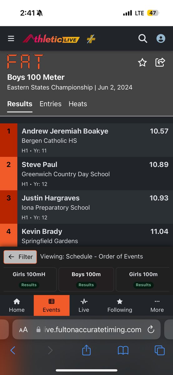 Andrew Jeremiah Boakye (@_andrewjboakye) on Twitter photo AGTG โ๏ธ๐๐พ
New Balance National Champion Qualifier!!!
 
10.57 | 100m
Nj#7
 <a href="/MichaelBegen/">Michael Begen</a> 
#sprinter AGTG โ๏ธ๐๐พ
New Balance National Champion Qualifier!!!
 
10.57 | 100m
Nj#7
 <a href="/MichaelBegen/">Michael Begen</a> 
#sprinter