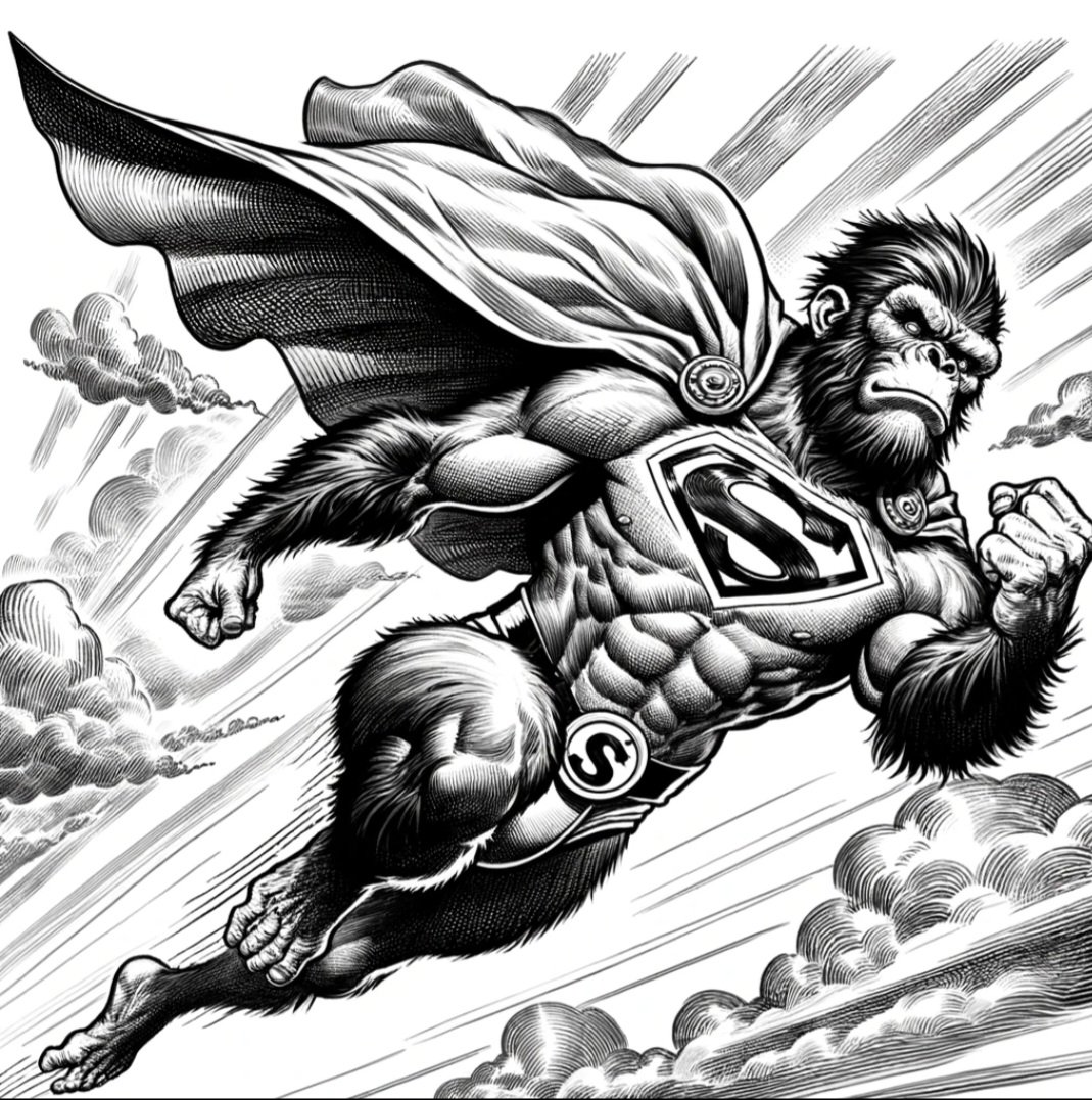 SuperApeBased's tweet photo. SuperApe has broke a new all time high of 30k after holding 7k floor for over a week!  He is the hero of the Chad's.  Soon to be king of apes on apestore 👀!? Let's get to uniswap!
Tg:https://t.co/GsqBEk07BY
@apedotstore @ApeStoreRocket https://t.co/ODSSRSSRVn