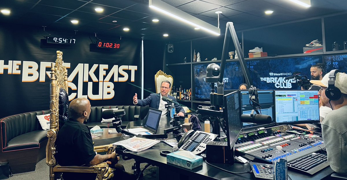 Tomorrow morning: <a href="/GovernorShapiro/">Governor Josh Shapiro</a> on the <a href="/breakfastclubam/">The Breakfast Club</a>. Tune in 📻#PAGov