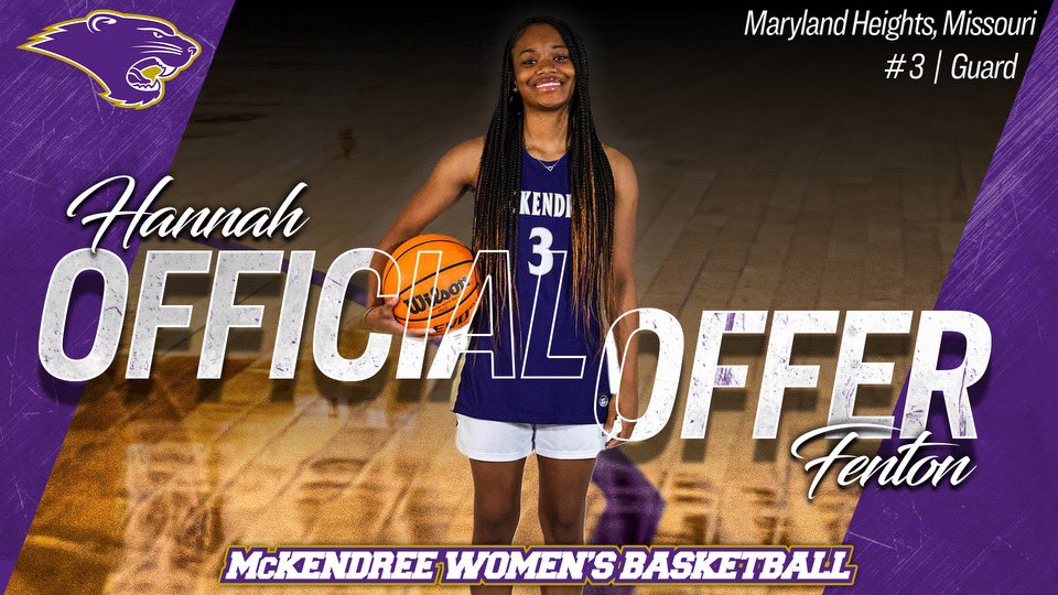 HannahFenton18's tweet photo. After a great visit i am excited to announce that i have received a offer from Mckendree University. Thank you to all the staff for this opportunity @McKendreeWBB https://t.co/5ysx7THo62