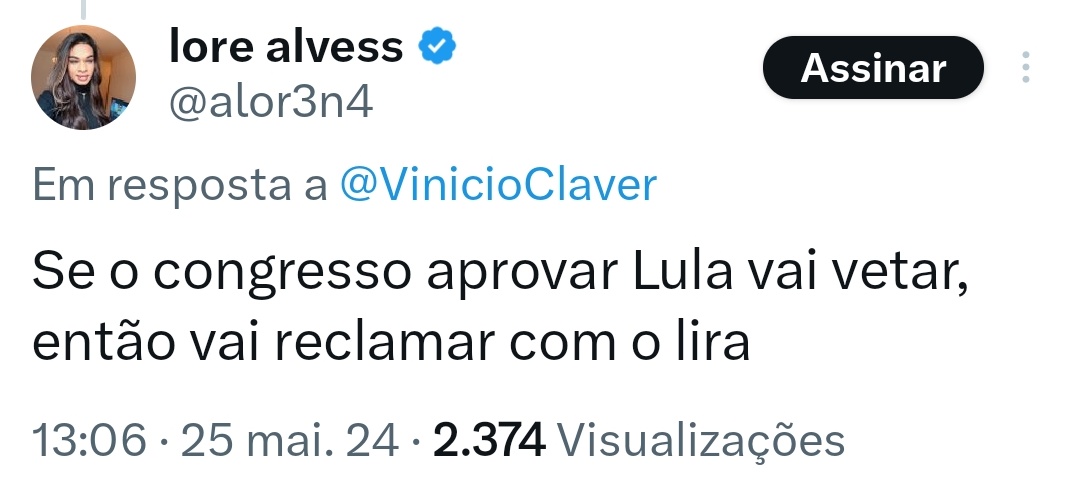 <a href="/alor3n4/">lore alvess</a> Impossível mana, vc me jurou que papai Lule ia vetar... eu acreditei em vc