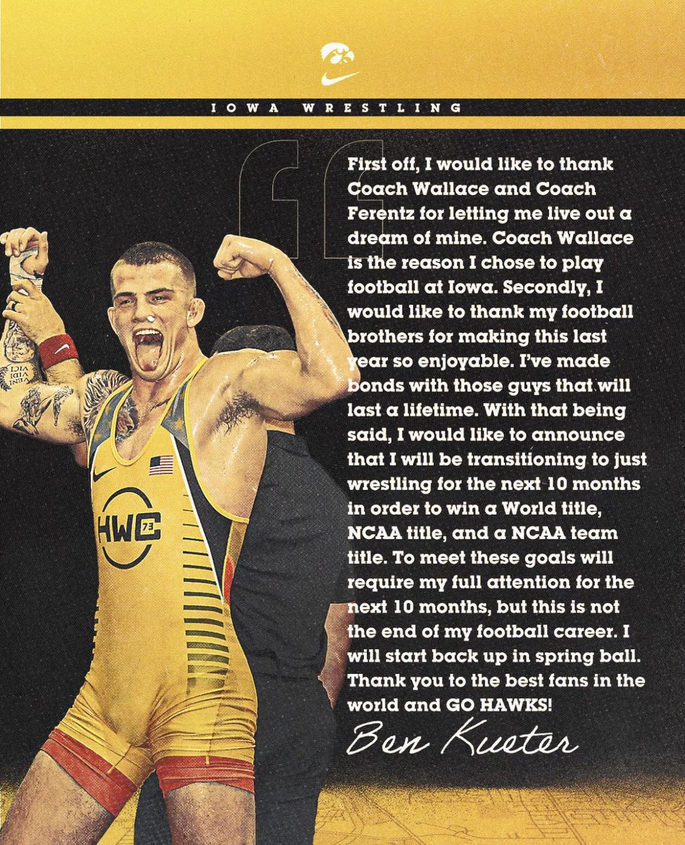Surrounded by the best! My family And I are excited for the future. GOD IS GOOD✝️ <a href="/Hawks_Wrestling/">Iowa Hawkeye Wrestling</a> <a href="/HawkeyeFootball/">Hawkeye Football</a>
