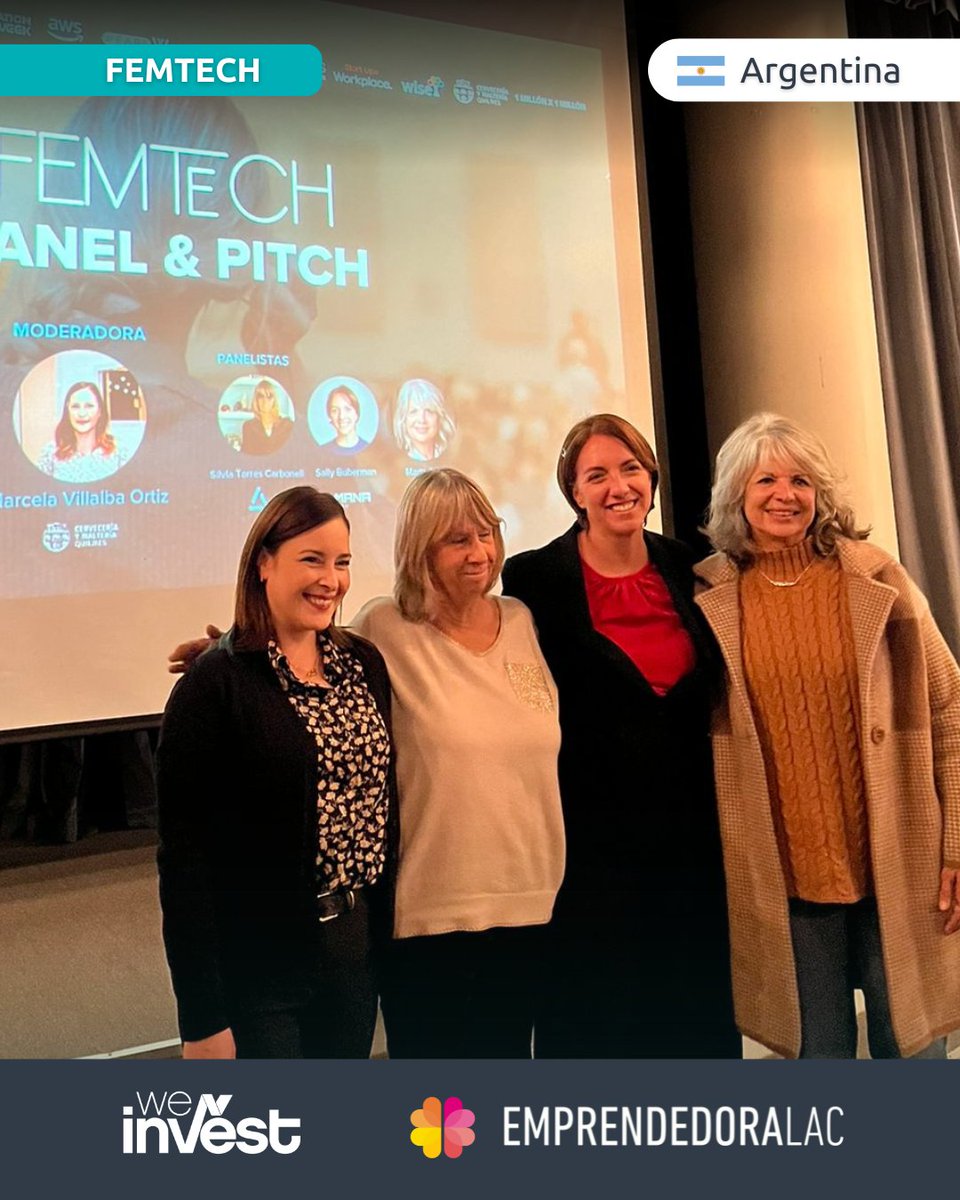 Gracias a todas las emprendedoras que se acercaron al FemTech Panel &amp; Pitch 🙌

Luego de un panel, emprendedoras presentaron sus proyectos innovadores ante un jurado de expertas.

¡Las esperamos en la próxima edición!