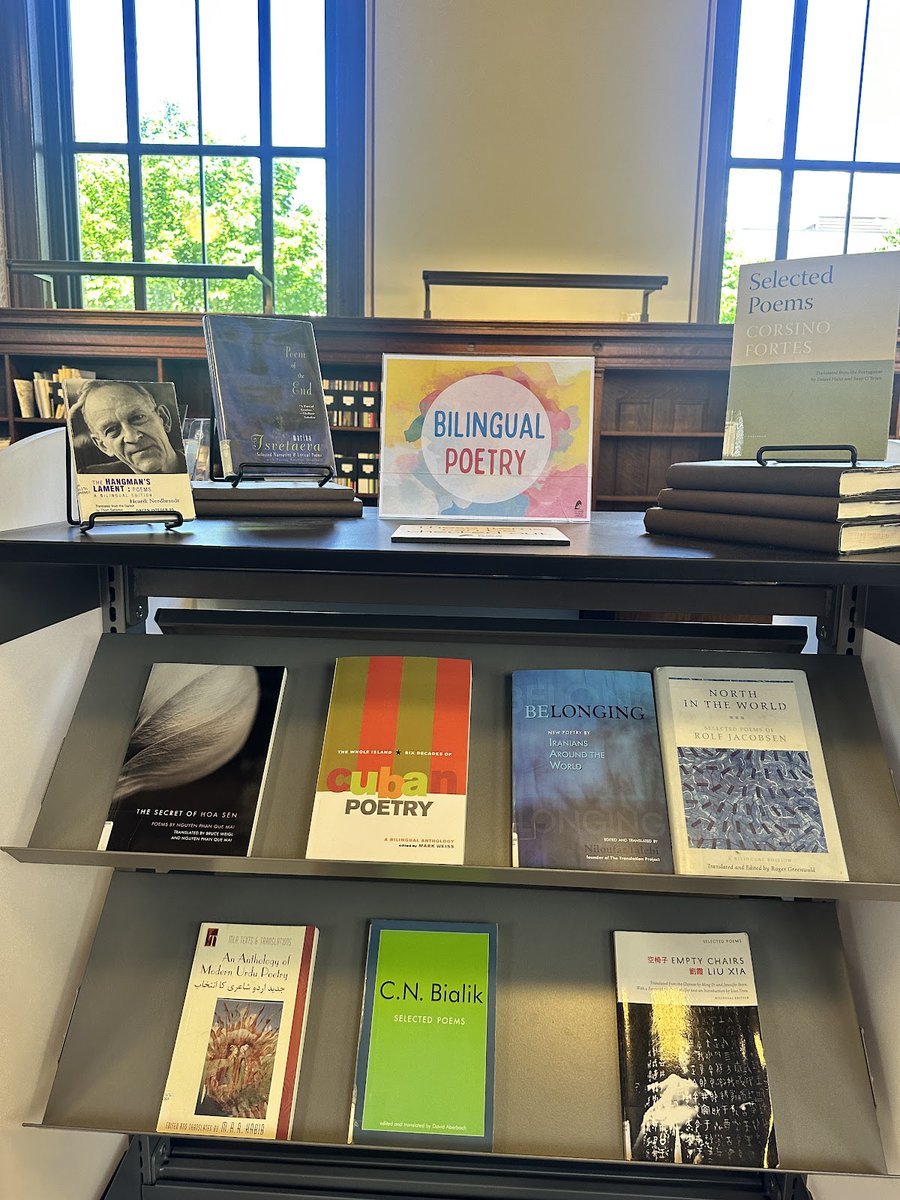 STLpubLibrary's tweet image. Check out our bilingual book display! #CentralLibrary
