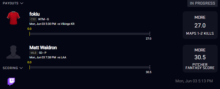 ⭐TWO MAN FOR TONIGHT⭐

🔥Bankroll builder for tonight! Love W7MS CHANCES TO WIN TONIGHT. Fokiu typically is towards the top of the kill board for them! 
🔥Matt was given in my DMs as a "LOCK"

🔒LOCK IT IN. SWEATING ON STREAM IN 15 MINUTES!!!!🔒
prizepicks.onelink.me/gCQS/shareEntr…