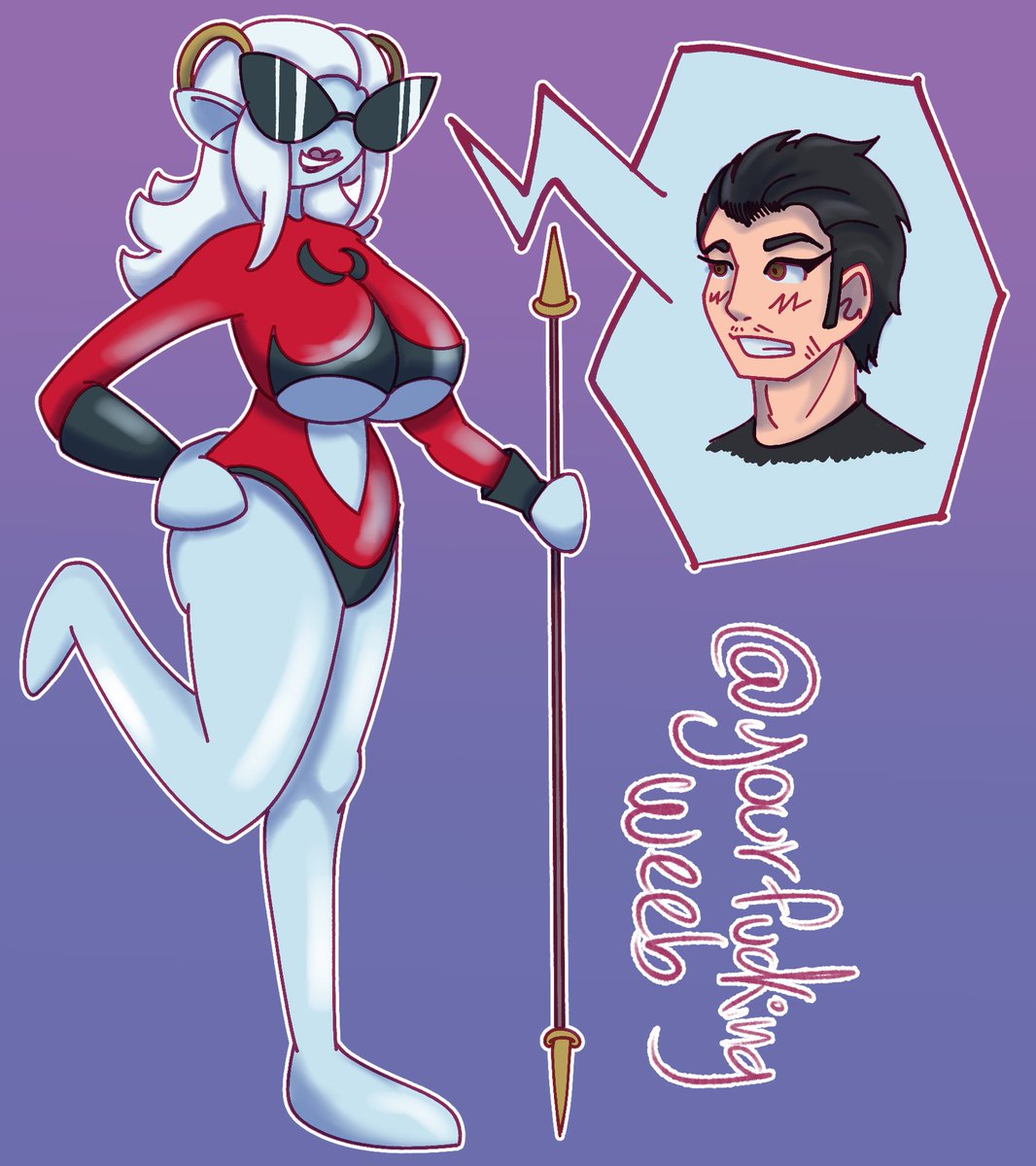 Request from Deviantart of an Oc turning into a Sunny Miami Towa from Dragon Ball Xenoverse