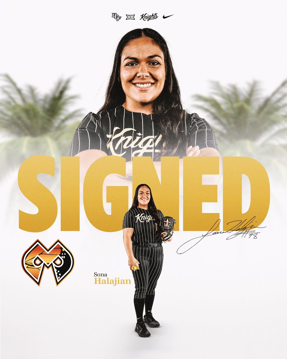 UCF Softball (@ucf_softball) on Twitter photo Sonaโs going pro!
<a href="/sonahalajian/">Sona Halajian</a> is joining the <a href="/wprofastpitch/">Women's Professional Fastpitch</a>โs newest team, the Texas Monarchs!
Congratulations, Sona! ๐๐๐ Sonaโs going pro!
<a href="/sonahalajian/">Sona Halajian</a> is joining the <a href="/wprofastpitch/">Women's Professional Fastpitch</a>โs newest team, the Texas Monarchs!
Congratulations, Sona! ๐๐๐