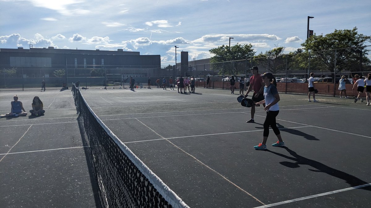 LHSPerforms's tweet photo. Choral Department faculty had a blast at the Seniors vs. Staff Pickleball Tournament today! Thanks so much for the invite, Class of 2024! 😎 @LCSDOfficial @BrianaOBrienLHS @LCSDOfficial @BrettRWoodcock https://t.co/Cxaa6jCkxy