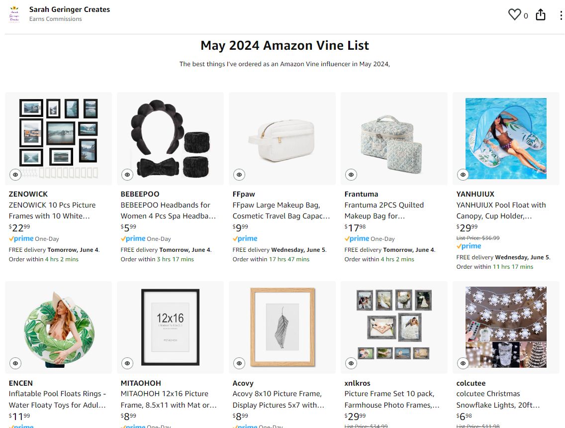 SarahLynneCR's tweet photo. My best picks from the Amazon Vine program last month - check them out here: https://t.co/4J0MIozND0 #amazon #amazonpicks #giftsforwomen https://t.co/BfeQQFiCwV
