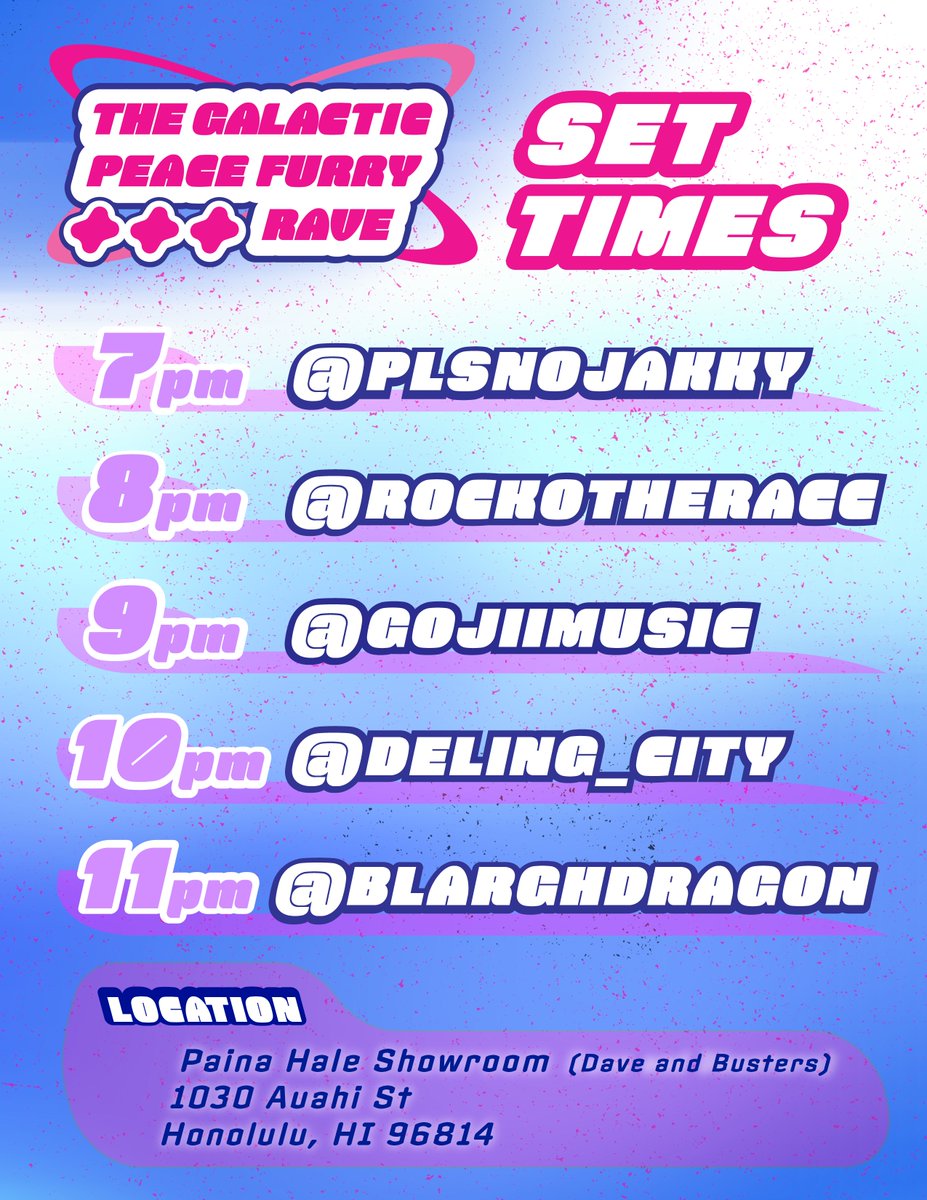 RockoTheRacc's tweet photo. Due to the date change and scheduling around other priorities the good boi @twopiecedior will no longer be present for the rave. We have a local fur,  @BlarghDragon stepping up to fill the 11PM slot. https://t.co/wMaydneyIq