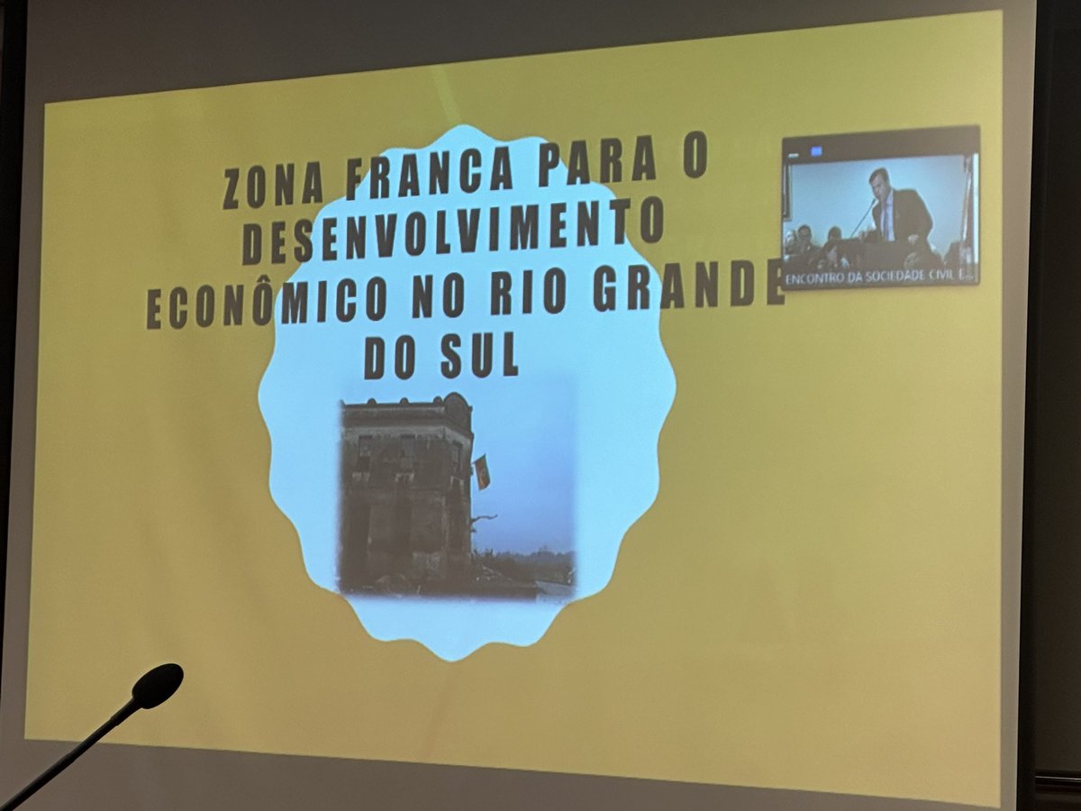 CleberBenvegnu's tweet photo. Presidente da Caixa de Assistência da @oabrs, @pedroalfonsin propõe a criação de uma zona franca para o desenvolvimento econômico do Rio Grande do Sul. https://t.co/MGJNC5psBn