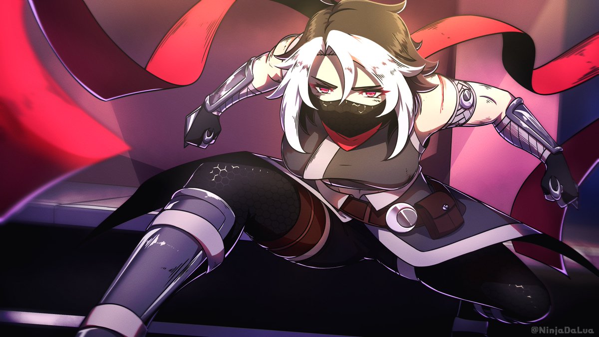 "Huh, não é todo mundo que consegue me acertar um golpe..."

#luachanart